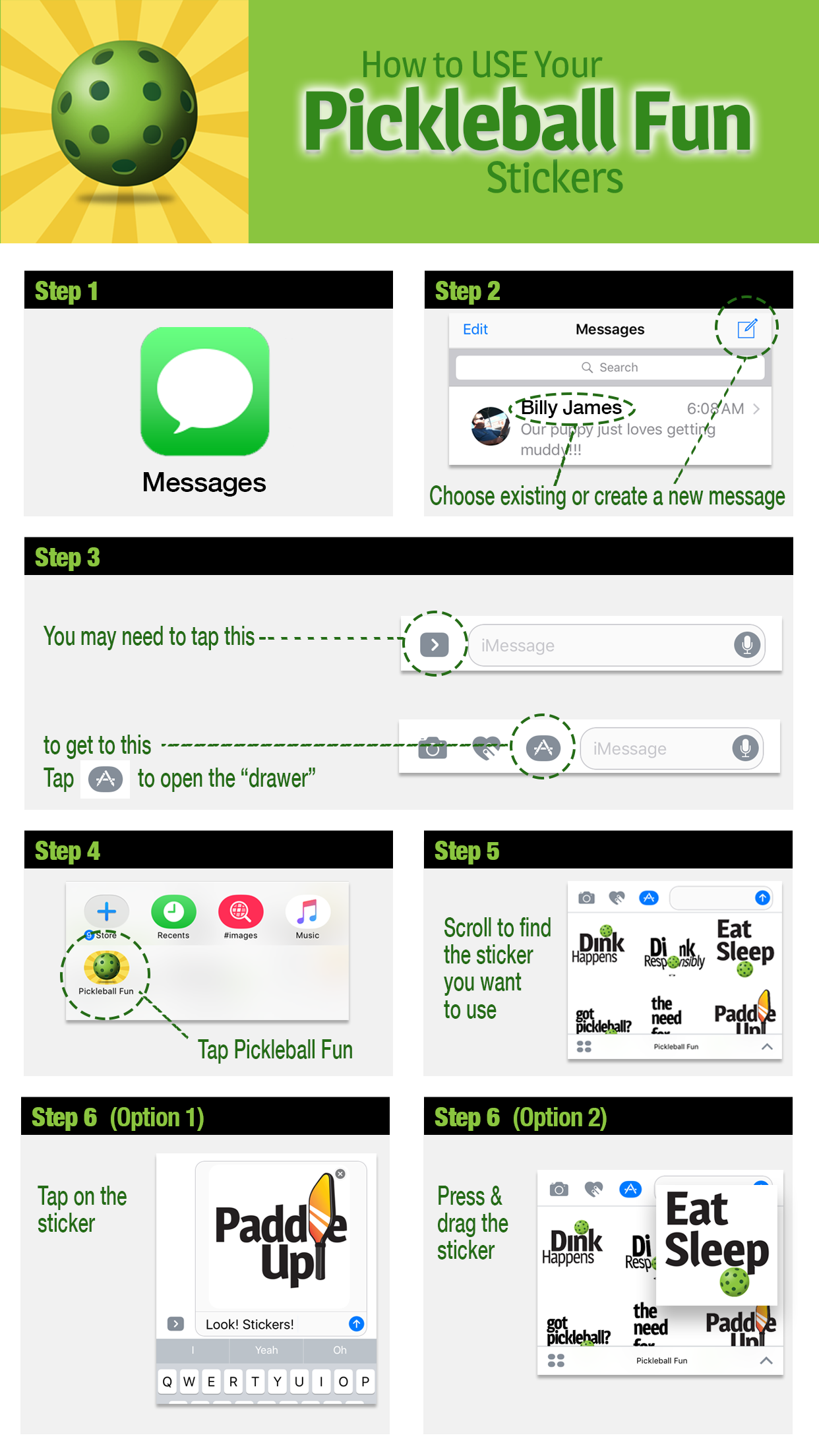How to Use Stickers